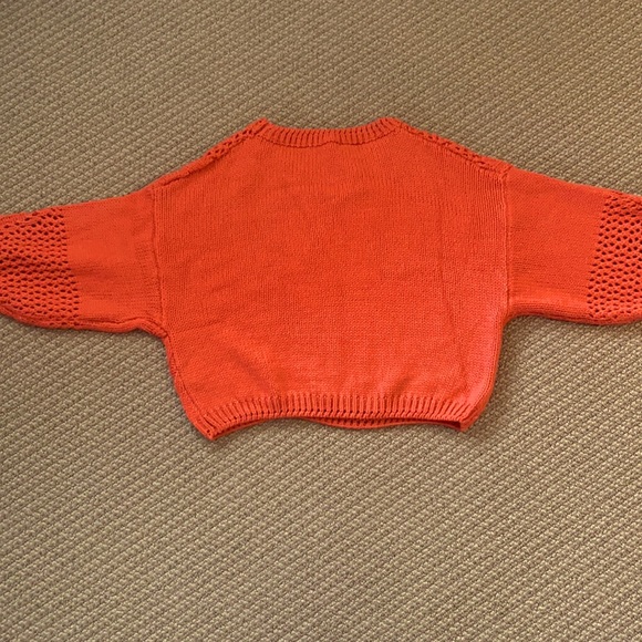 {Ebby Andi Orange Sweater} - Picture 3 of 3